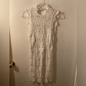 Free People backless lace dress